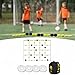 YIJU Goalkeeper Deflection Equipment Floor Ball Deflector Goalkeeping Training Reflexes Agility Training Kit for Soccer Training, 200x160cm