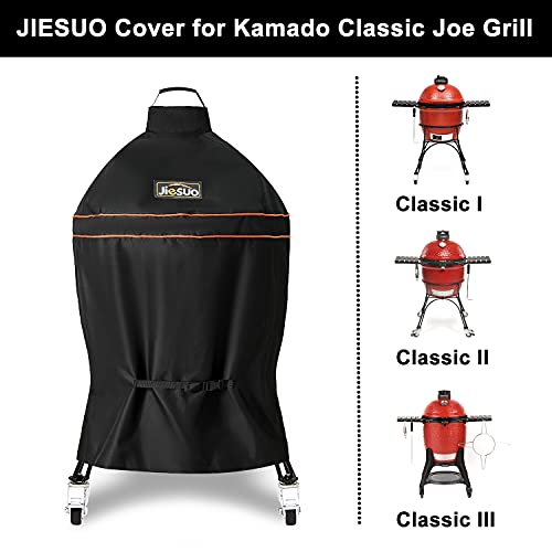 Cover for Kamado Joe Classic Charcoal Grills, Grills Accessories for Kamado Joe, Heavy Duty Waterproof Grill Covers