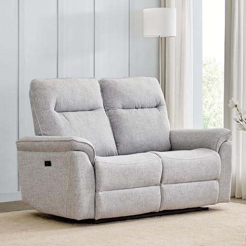 Image of Home Centre | Artise | Fabric | Solid Wood | Recliner Sets | Grey | Sofa Set 3+2 | 1 Year Warranty