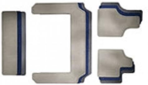 Mopar 82208380 Medium Slate Gray Carpet Floor Mat (Rear Seat Mat, Center C-Shaped, Same As Production), 1 Pack