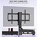 VEVOR Motorized TV Lift Stroke Length 39.4 Inches Motorized TV Mount Fit for 32-70 Inch TV Lift with Remote Control Height Adjustable 28.74-68.11 Inch,Load Capacity 154 Lbs