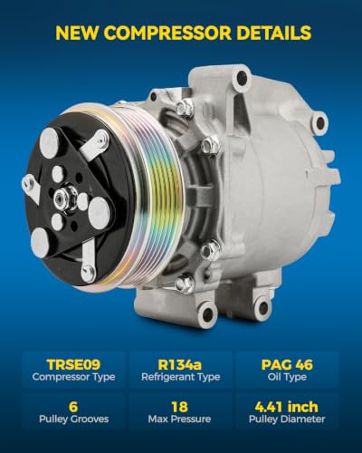 Image of PHILTOP C2535 Air Conditioner AC Compressor with Clutch for Honda Civic 2012-2015 1.8L, Acura ILX 2013-2015 2.0L