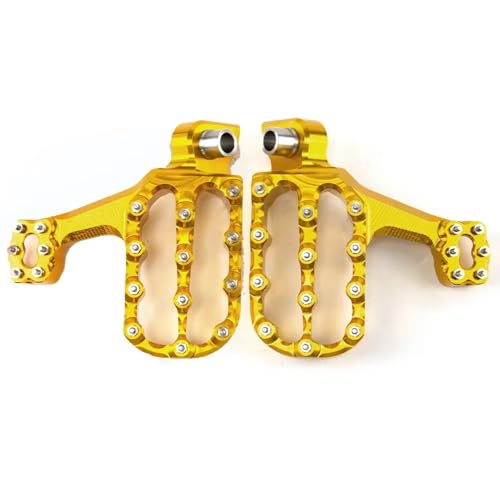 Repose-pieds moto pour Yamaha WR250F, pédales gold pour sorties enduro