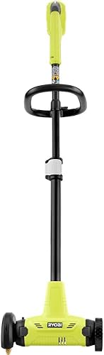 Miniatura 2 de RYOBI ONE+ - Limpiador de patio de 18 V con cepillo de alambre con batería de 2.0 Ah y cargador, verde
