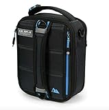 Arctic Zone 1650076 Box-Navy Expandable Lunch Ultra Plus 4 Containers with lids and 2 Ice Packs, 10