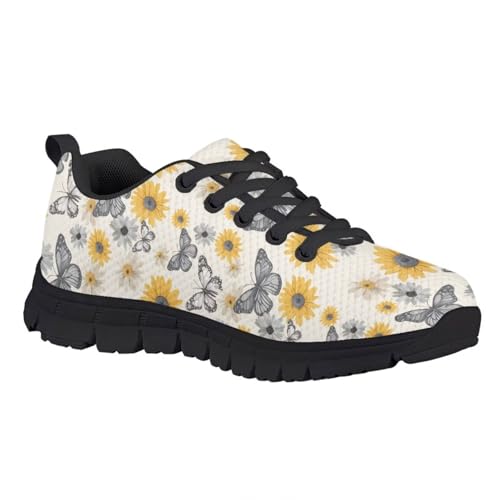 Kids Sneaker Lightweight Sports Running Tennis Shoe Breathable Lace Up Animal Print Casual Shoe for Boy Girl US11-52