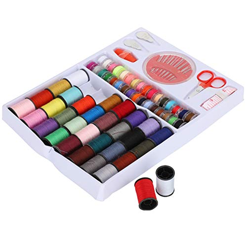 Set de 64 hilos de costura con accesorios para máquina y mano miniatura 6