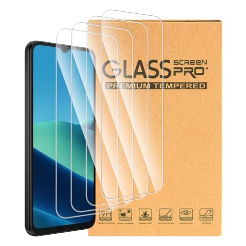 ESACMOT 4 �p�b�N �����ޗ� Doogee Note 56 Plus (6.8 �C���`) �Ƃ̌݊������� ��ʕی�t�B���� - 9H�d�x HD�N���A �w��h�~ �ی�t�B����