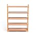 Feifei Zapatero, Bamboo Shoe Rack Organizer-5 Tier-Multifunctional Storage Shelf-Bueno para Hallway Living Room Dormitorio-67.5 * 25 * 88.5cm