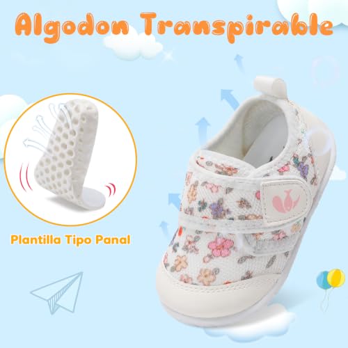 Image of FEETCITY Baby First Walking Shoes Boys Girls Infant Crib Shoes Breathable