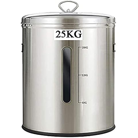 qiuqiu Stainless Steel Rice Dispenser Cover