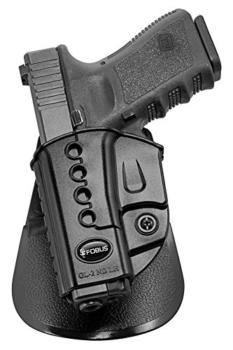 Fobus GL2E2 Evolution Holster for Glock 17, 19, 19x, 22, 23, 31, 32, 34, 35, Left Hand Paddle Fobus GL2E2 Evolution Holster for Glock 17, 19, 19x, 22, 23, 31, 32, 34, 35, Left Hand Paddle