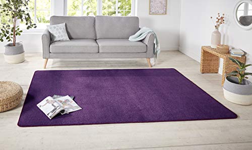 HANSE Home 101150 Uni Tapis Violet 67 x 120 cm