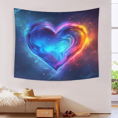 Tapisserie murale effet 3D Amour 180x230cm grand format pour déco salon et chambre