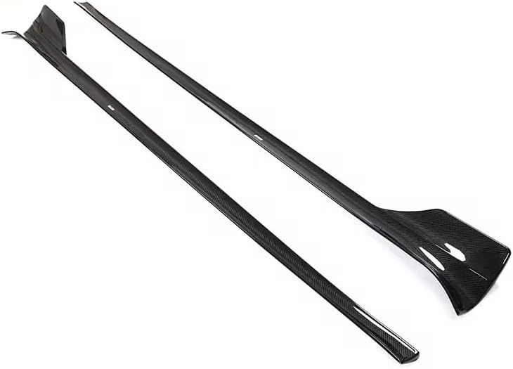 Carbon Fiber Side Skirts RZ Style Compatible with Model S 2021-2023