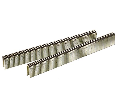 Image of Senco L08BAB 18 Gauge, 1 /4-inch Crown Finish Staples, 1 /2-inch Length Galvanized Staples (10,000 per Box)