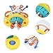 Warm Feather Baby Toys Silicone Suction Cup Toy for High Chair Toddler Sensory Toys for 6-12 Months Baby Montessori Toy for 1 Year