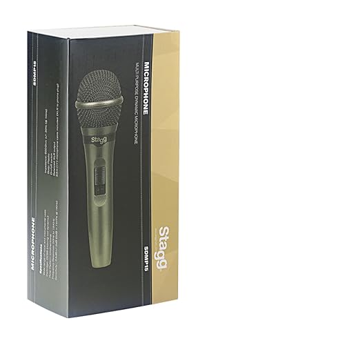 Stagg SDMP15 Cardioid dynamic microphone for live performances 3-Pin XLR Connection, Vocal and Instrumental Microphone. - Image 2