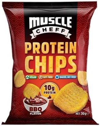 Muscle Cheff Protein Chips BBQ Flavor (6 packs)