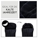 Hauck Universal Fußsack für Buggys und Fahrradanhänger, Warmes Fleece, Einfache Installation mit 5-Punkt-Gurt, Anti-Rutschschutz, Zwei-Wege-Zipper, Maschinenwaschbar, Faltbar, Schwarz, 56711