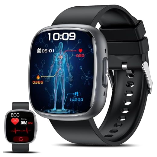 Smartwatch con ECG: Los mejores relojes con electrocardiograma 40 Reloj Inteligente con ECG+HRV BMI/Ácido Úrico/Lípidos