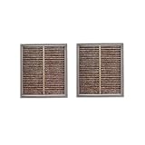 JTLCXNRN Car Air Filter+Cabin Filter 2Pcs Compatible For Nissan TITAN A61 2015-2019 5.6AT 2WD 4WD