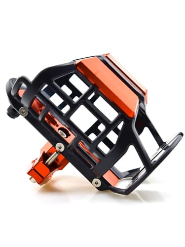 Porte-gobelet moto Honda XADV750 anti-vibration orange pour guidon
