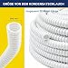 Wostore Kondensatschlauch Ø16mm 25m, Kondensatschlauch Klimaanlage aus PVC, zuschneidbar Kondenswasser Schlauch, Kondensschlauch für Klimaanlage, Split-Klimageräte, UV-beständig, Flexibel