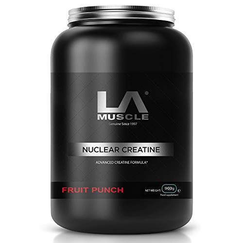 LA MUSCLE Nuclear Creatine - Super-Micronised Creatine Monohydrate, Fruit Punch, 900g