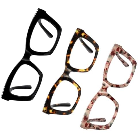 Reglaaly Blue Light Glasses for Woman,UV Protection Computer Eyeglasses(Bluelight3pack7321-V85) Cover