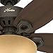 Hunter Fan Company, 52218, 42 inch Builder New Bronze Ceiling Fan with LED Light Kit and Pull Chain