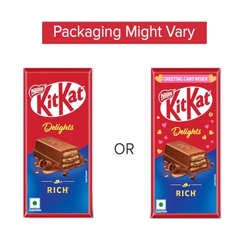 Image of KIT KAT Delights Rich, Choco-coated Wafer Bar, 150 g