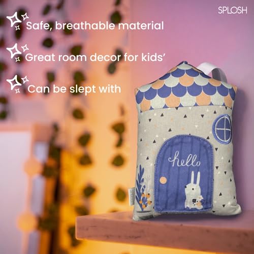 Splosh Tooth Fairy House Navy, Magical Tooth Fairy Pillow with Fairy Door to Place Lost Tooth - Image 4