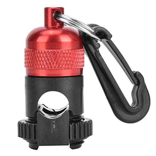 POENVFPO Diving Magnetic Buckle, Diving Hose Holder Snorkel Regulator Quick Release Fixed Buckle (Red)