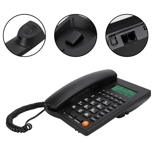 Teléfono Fijo con Cable con Identificador y 10 Teclas Marcación Rápida miniatura 7
