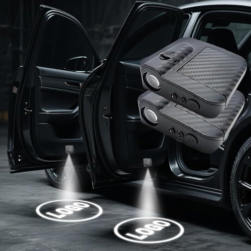 VAPORVERSE 2 Piezas Luces LED de Bienvenida Logo para Polestar 4 2025 2026, Iluminación de Puerta de Coche Logo Proyección Luces Accesorios