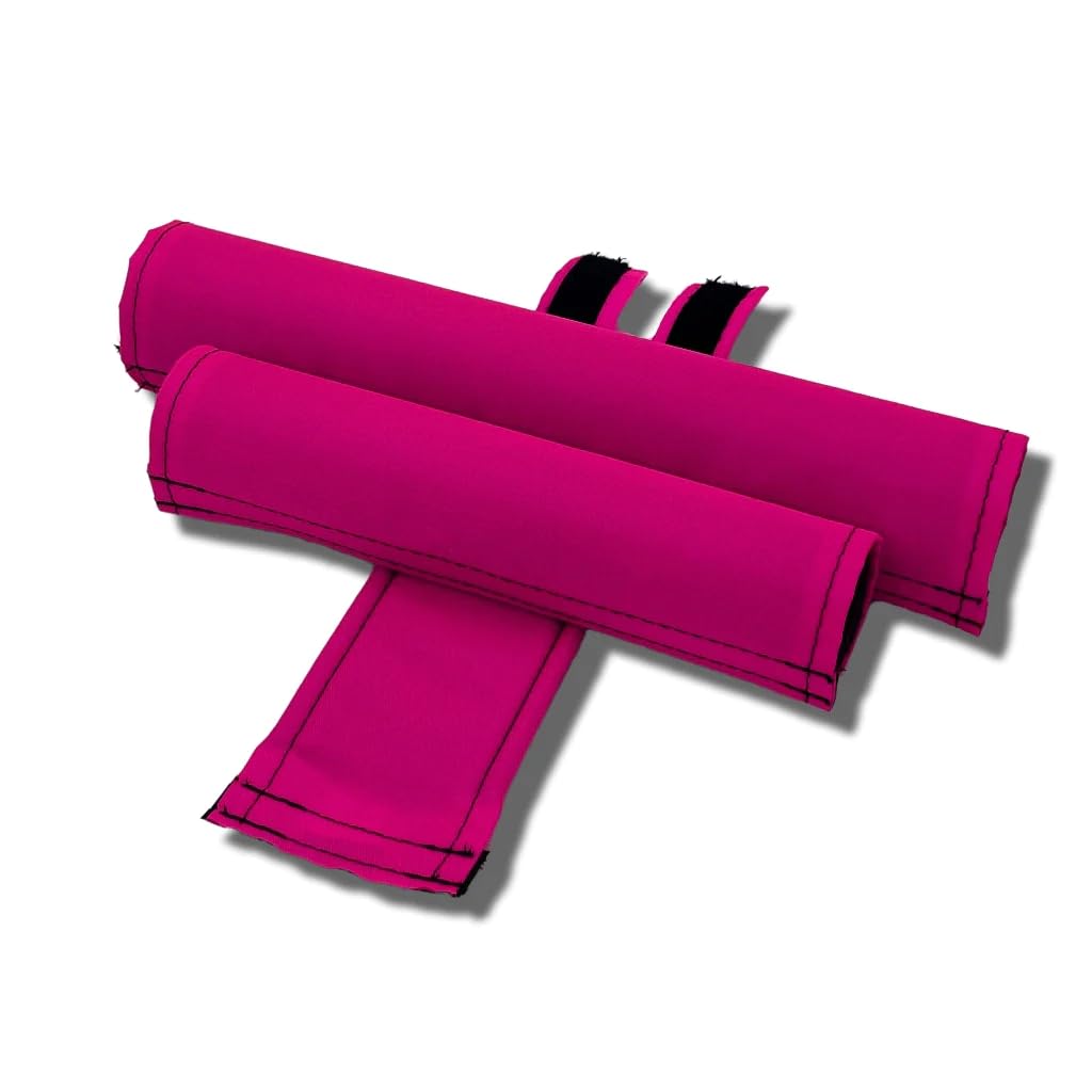 Textured Nylon Solid Color BMX Pad Sets Black 1