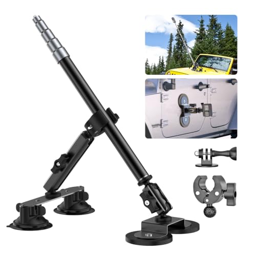 Magnetic Suction Car Mount for GoPro, Insta360 X4 X3, DJI Action Camera