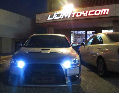 Ijdmtoy (2) High Power 42-Smd 7440 Dual-Color Xenon White Led Daytime Running Lights/Amber Yellow Turn Signal Lights Conversion Kit #TOP7