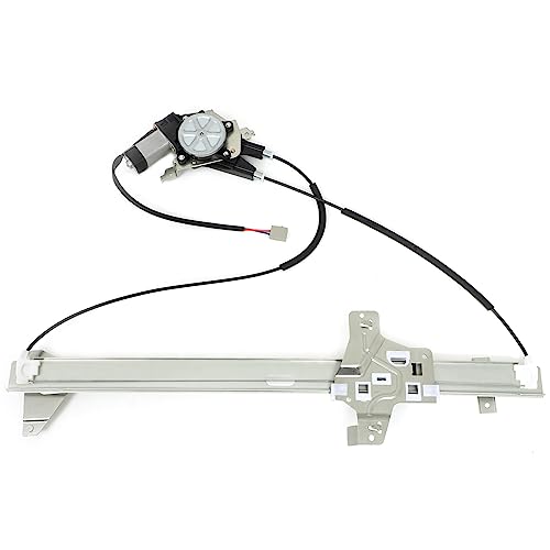 Image of FINDAUTO 741-586 Power Window Regulator for 2003-2014 for Ford for E-150 | For 2003-2005 for Ford for E-150 Club Wagon | Front Left Power Window Regulator With 2 Pins Motor Assembly | 741-586