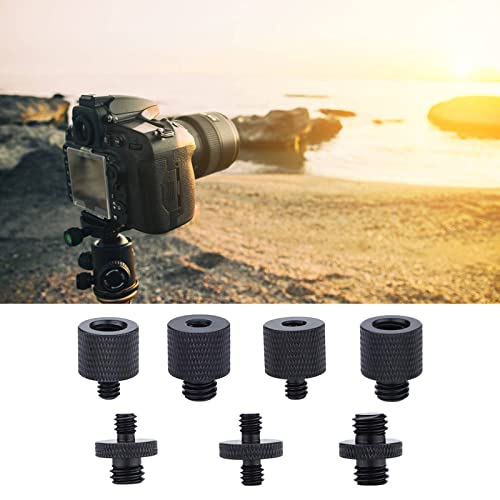 ZHENGCI Adaptateur fileté pour trépied Accessoires Support d'appareil photo 3/8 femelle vers 1/4 mâle 1/4 femelle vers 3/8 mâle. – vue 2