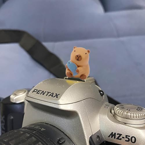 Image of Camera Hot Shoe Cover, Cute Hot Shoe Cap, Hot Shoe Protector Compatible with Sony Fujifilm Fuji Canon Nikon Pentax Leical Panasonic (2pcs Capybara)