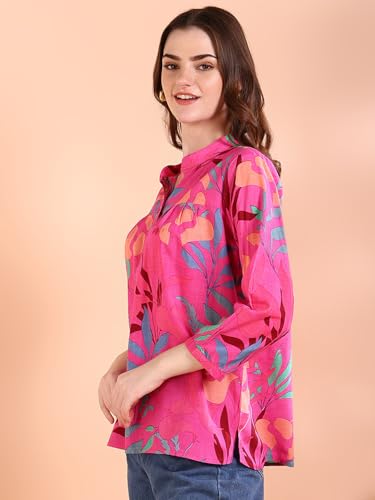 Image of Maaesa Tie-Dye Crepe Loose Fit Shirt