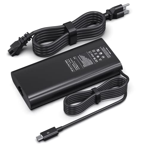 90W Usb C Laptops Charger For Dell Xps 13 9365 9360 9370 Latitude7420 7320 7390 Latitude 3400,3500, 5289,5300 2In1 Adapter Type Usb-C Charing Include Power Cord #TOP7