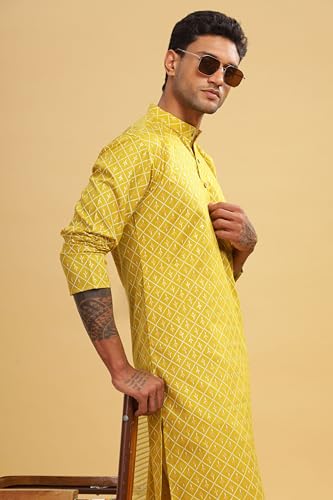 Image of BE ACTIVE Cotton | Traditional and Elegant Look | Indian Kurta for Men | Full Sleeve Kurta