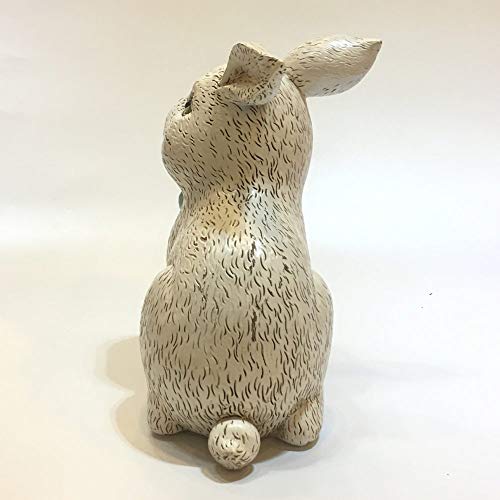 Statue lapin résine pour décoration étagère moderne - 4