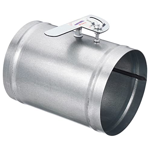 PATIKIL 6″ HVAC Duct Manual Volume Damper, Metal Adjustment Airflow ...