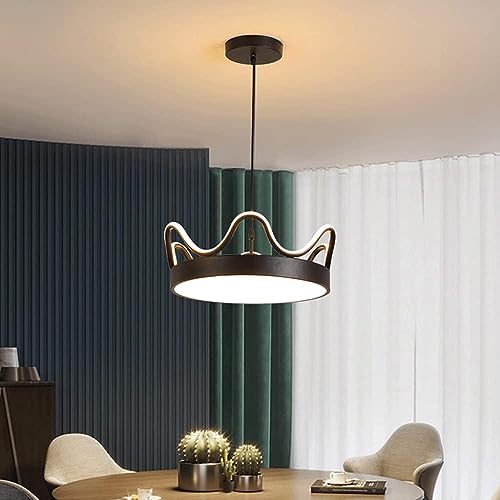 Pendant light fitting ZR98US lustre couronne acrylique chic