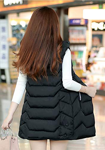 FLITAY Women Fall Winter Sleeveless Vest Coat Hooded Pocket Plus Size Vest Soft Lightweight Zipper Coat Vest2