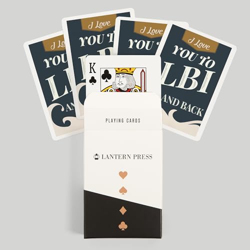 Lantern Press Love You to LBI and Back, Deck Poker 52 Cartas miniatura 6